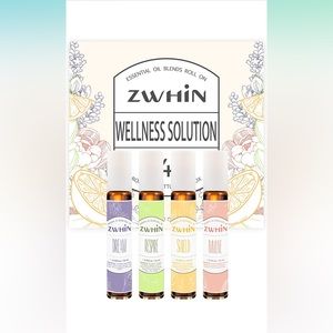 Essential Oil Roll On Set of 4 in box brand new